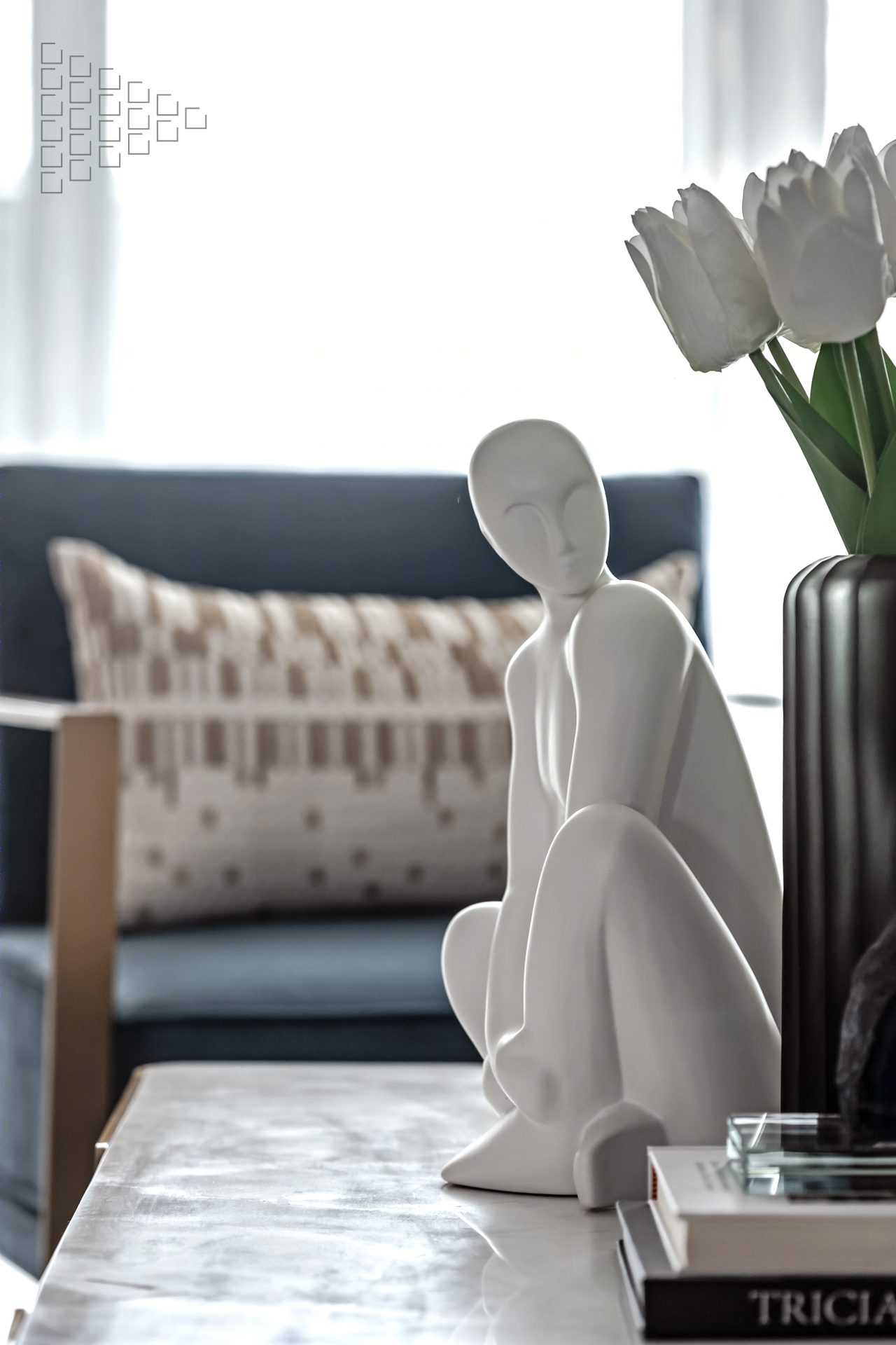 苏州现代轻奢样板房设计-13