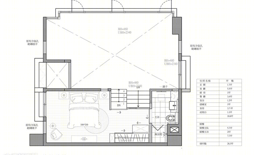 复层老屋翻新，动线僵局破解-13