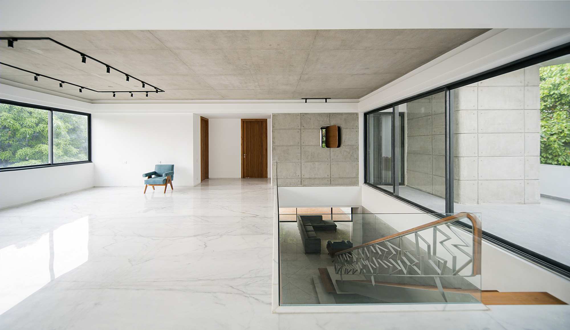 印度 Chandigarh 别墅 Residence 1065,现代主义的多代家庭住宅设计-1