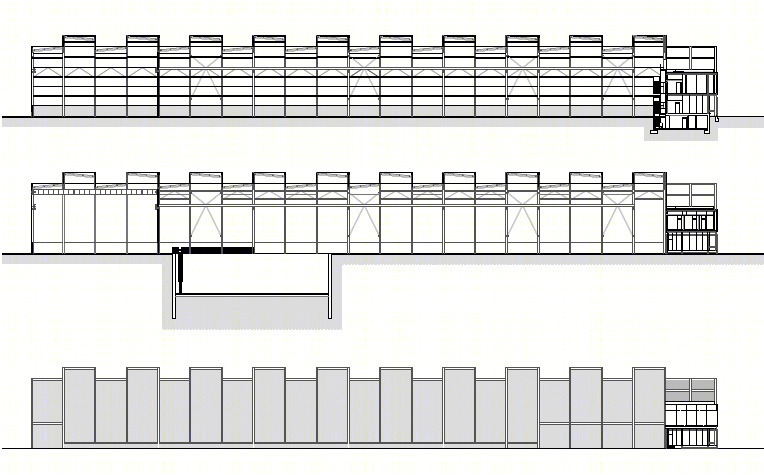光影交织的金属工业空间-2