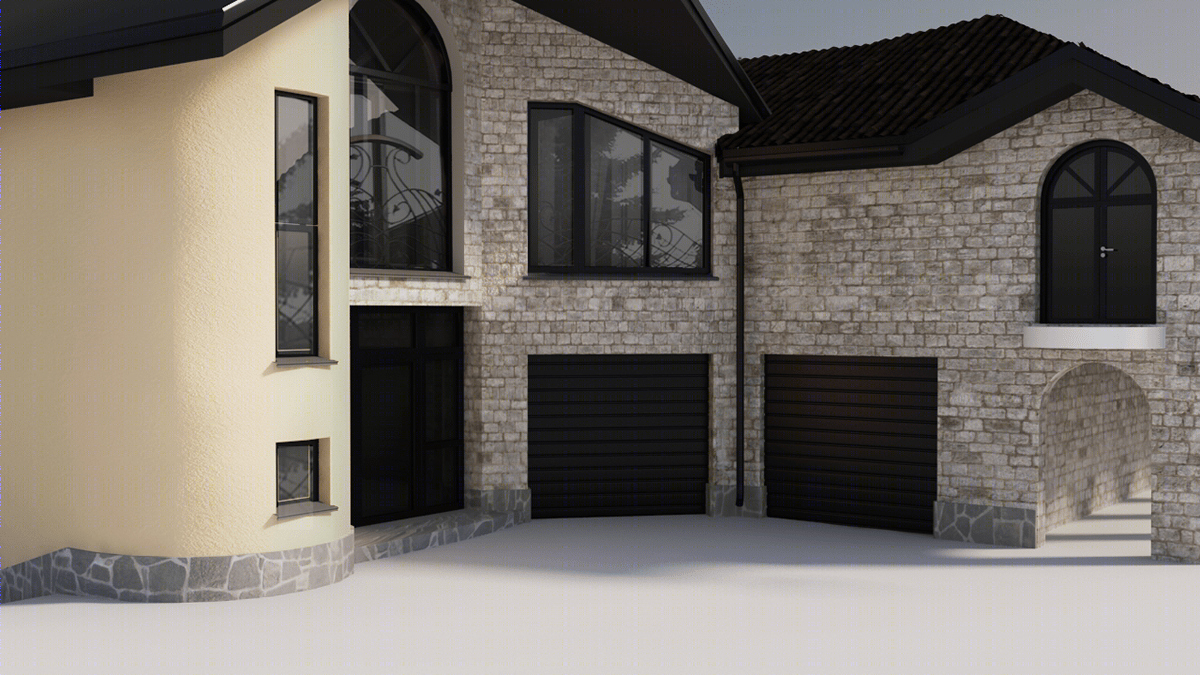 Anastasiya Gushchina丨别墅建筑丨Private sector house Visualization-2