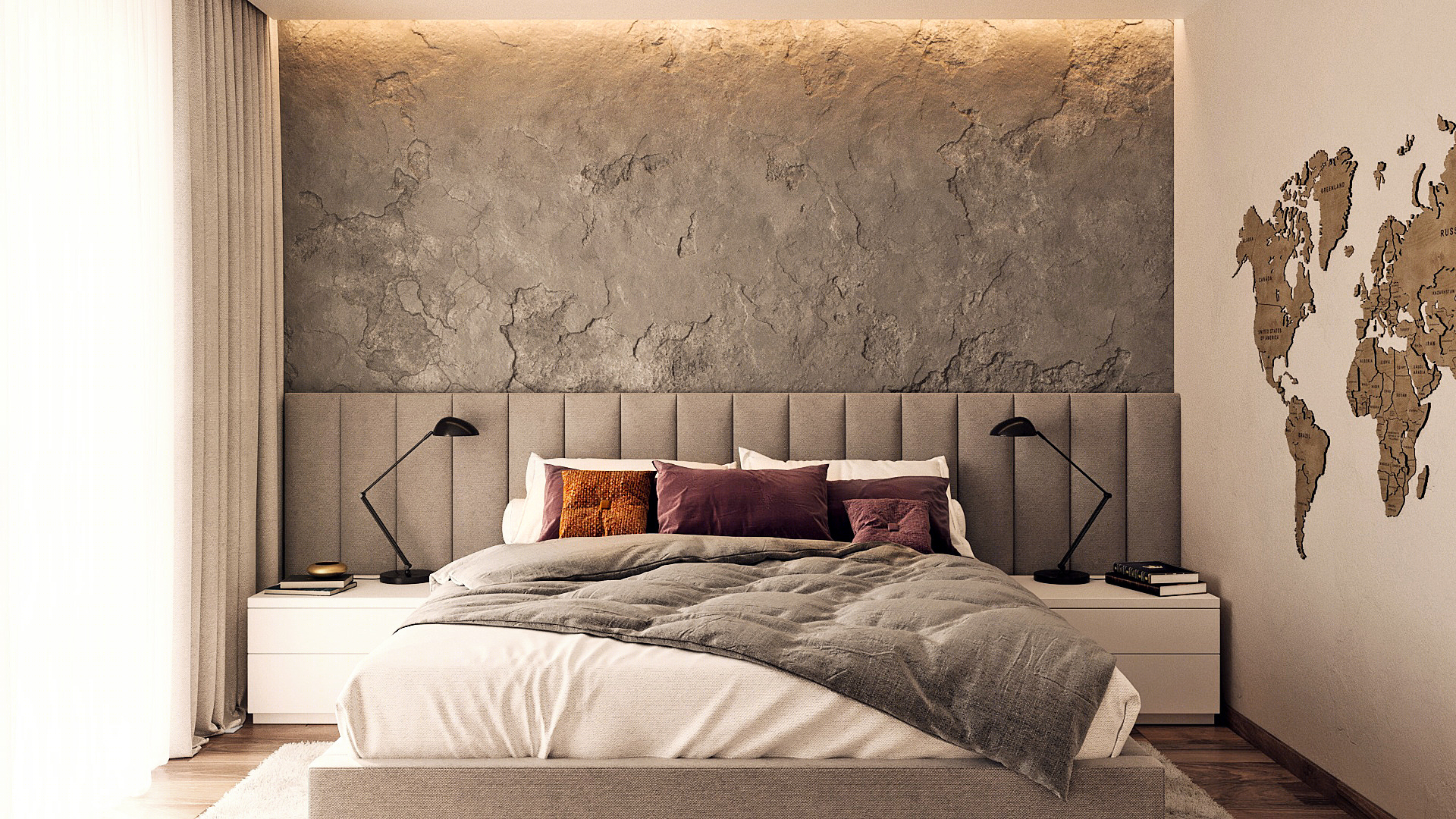 温馨宜居的年轻家庭公寓设计-0