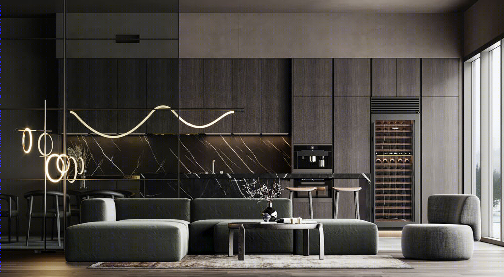 黑色极简主义设计丨Katerina Volokhova-2