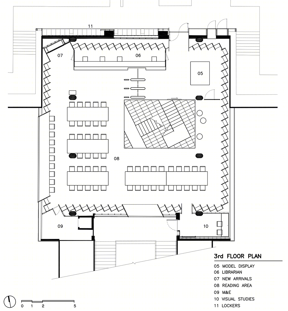 朱拉隆功大学建筑学院图书馆-71