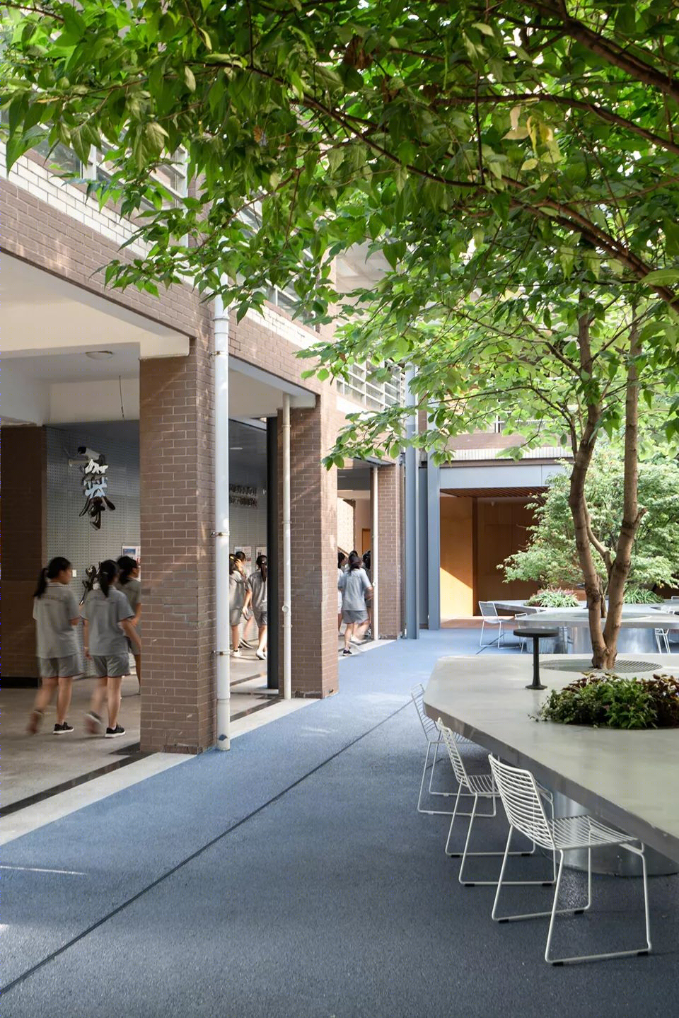 上海市实验学校中心庭院改造丨大观(上海大观景观设计有限公司)-42