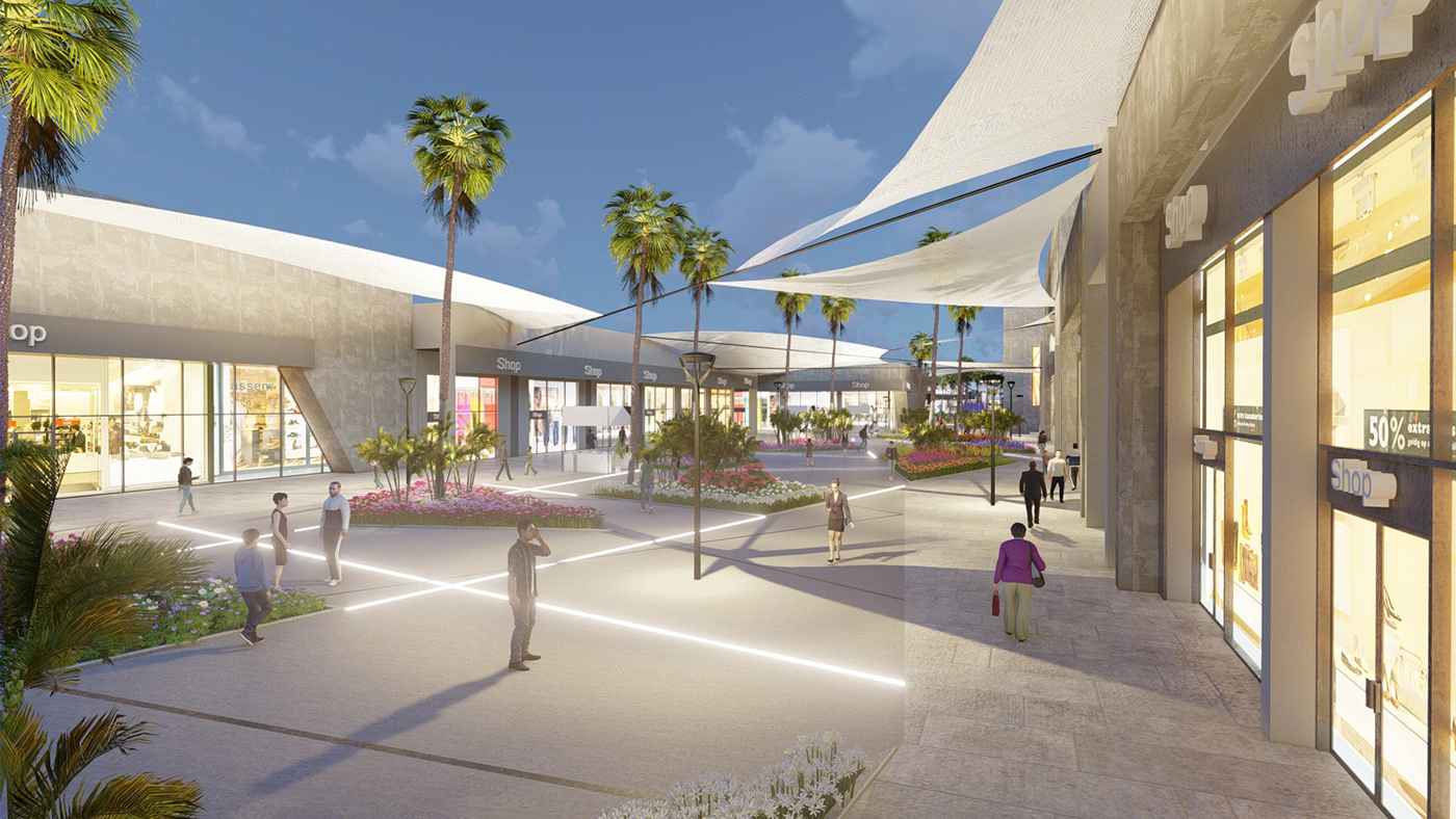 Anastasiya Gushchina丨商业街区丨Mall Of Mansoura-0