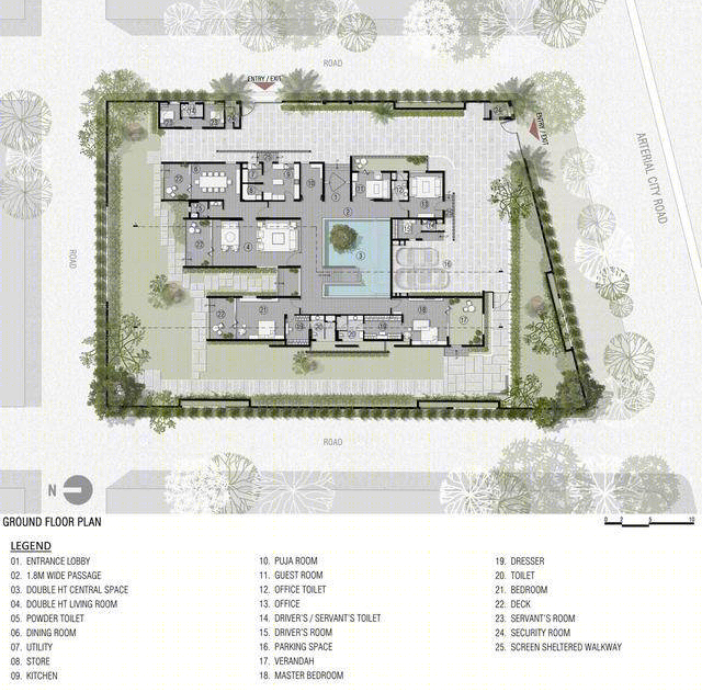 印度勒克瑙低调奢华住宅设计-46