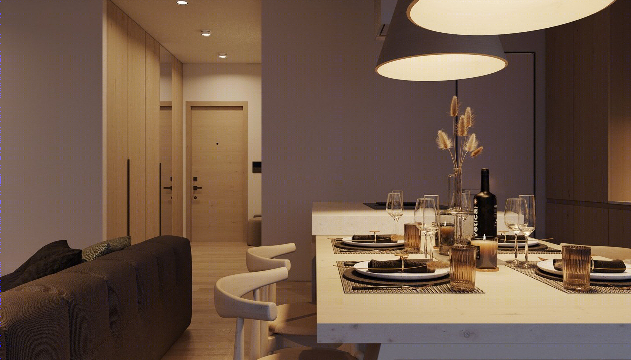 乌克兰基辅，120㎡现代简约风公寓-8