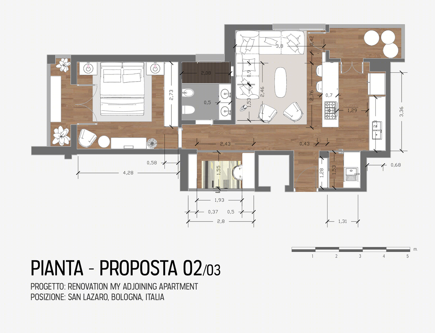 Anastasiya Gushchina丨公寓丨Renovation My Adjoining Apartment (Extra Proposal)-0