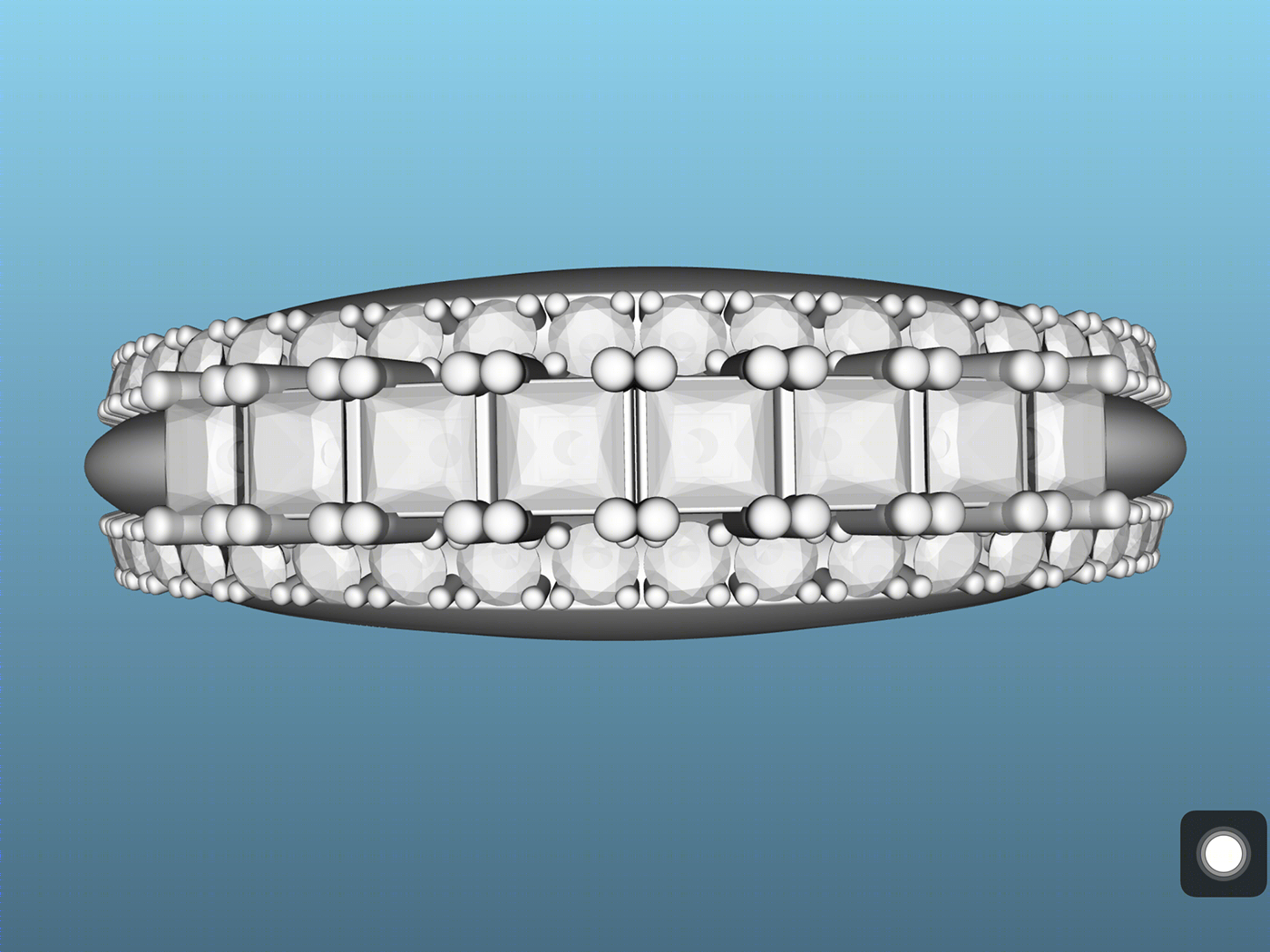 A 3d Ring Made in Rhino 3d-0