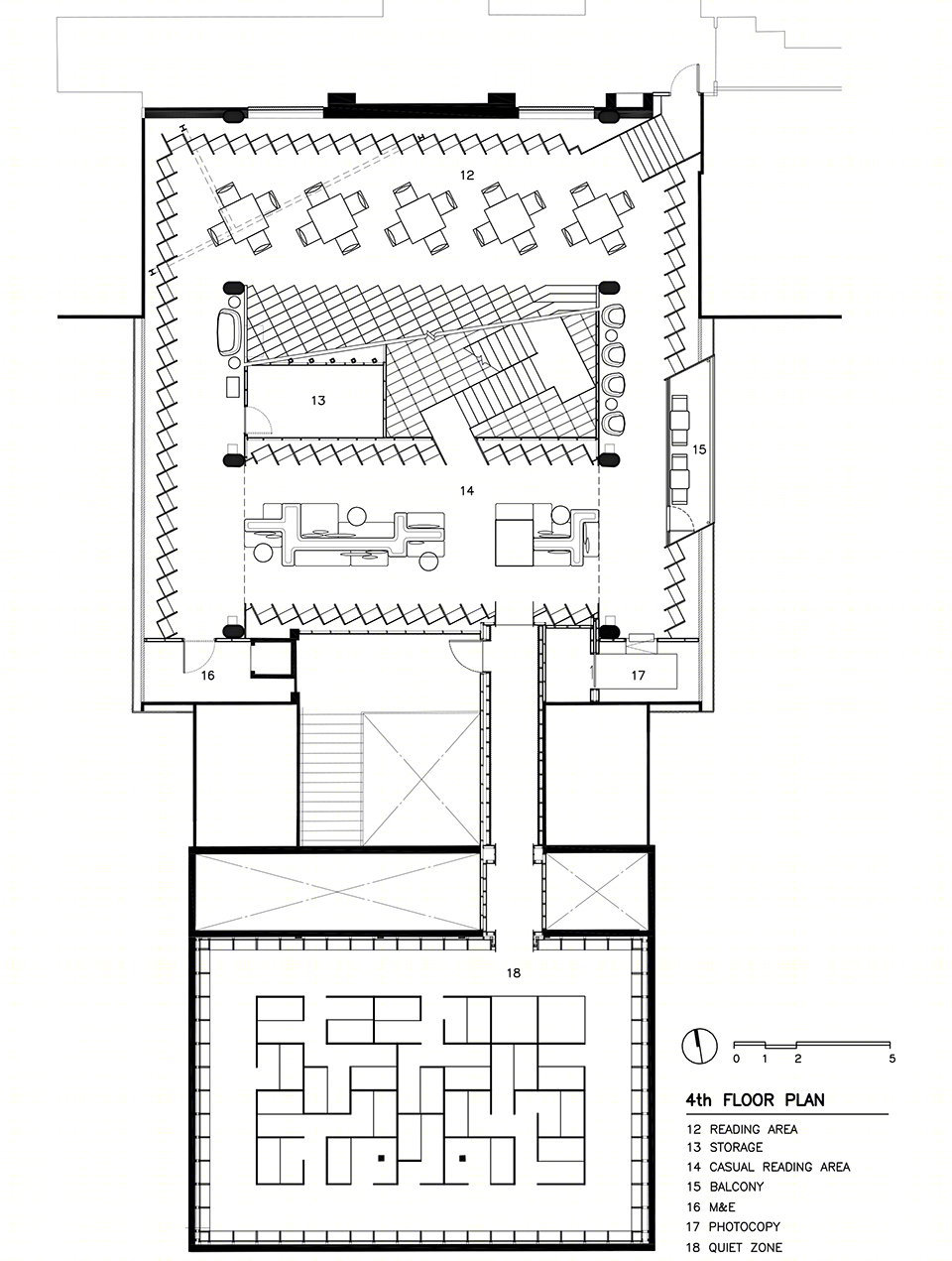 朱拉隆功大学建筑学院图书馆-73