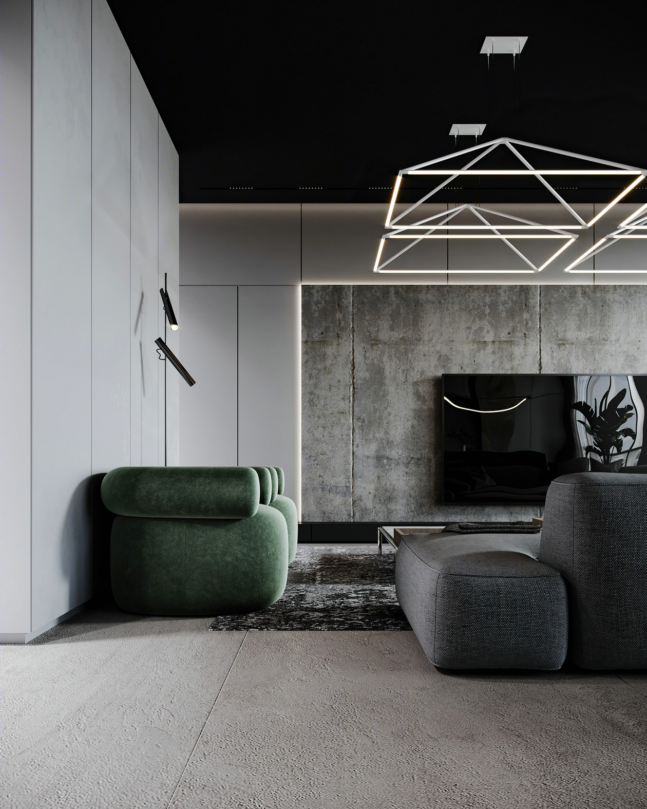 高级黑++极简白,打造冷静优雅的艺术世界-2