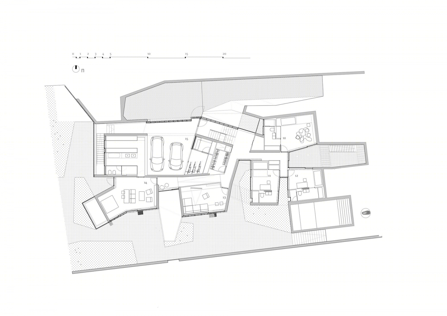 西班牙马德里半透明别墅设计丨Estudio.Entresitio-32