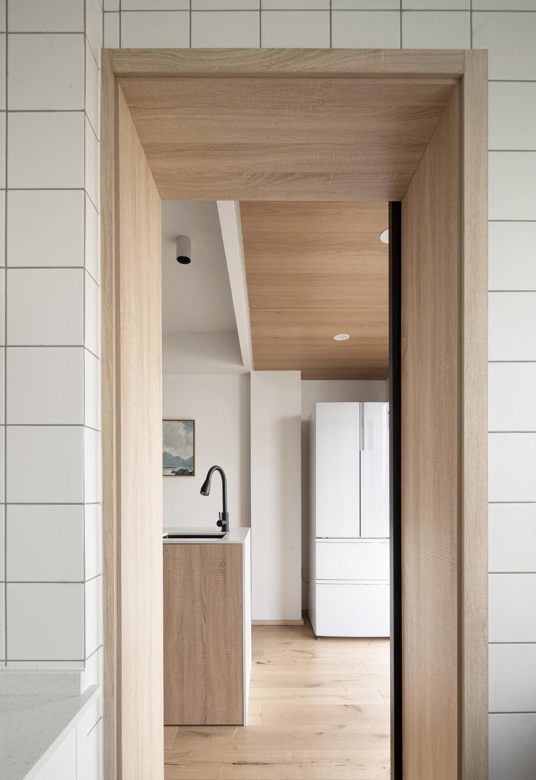 上北设计丨平层丨秋日暖茶 热气中飘散着芬芳-3