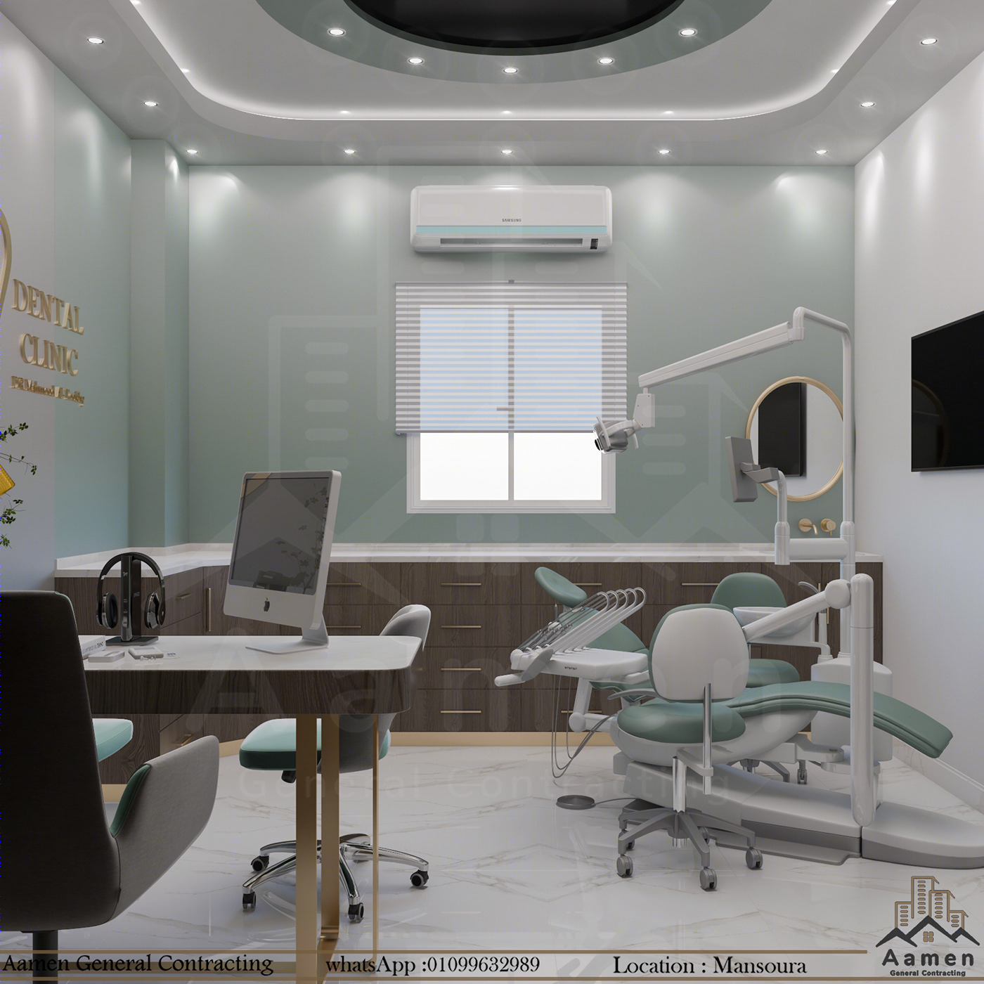 Anastasiya Gushchina丨口腔医院丨Modern Dental Clinic Interior Design-3