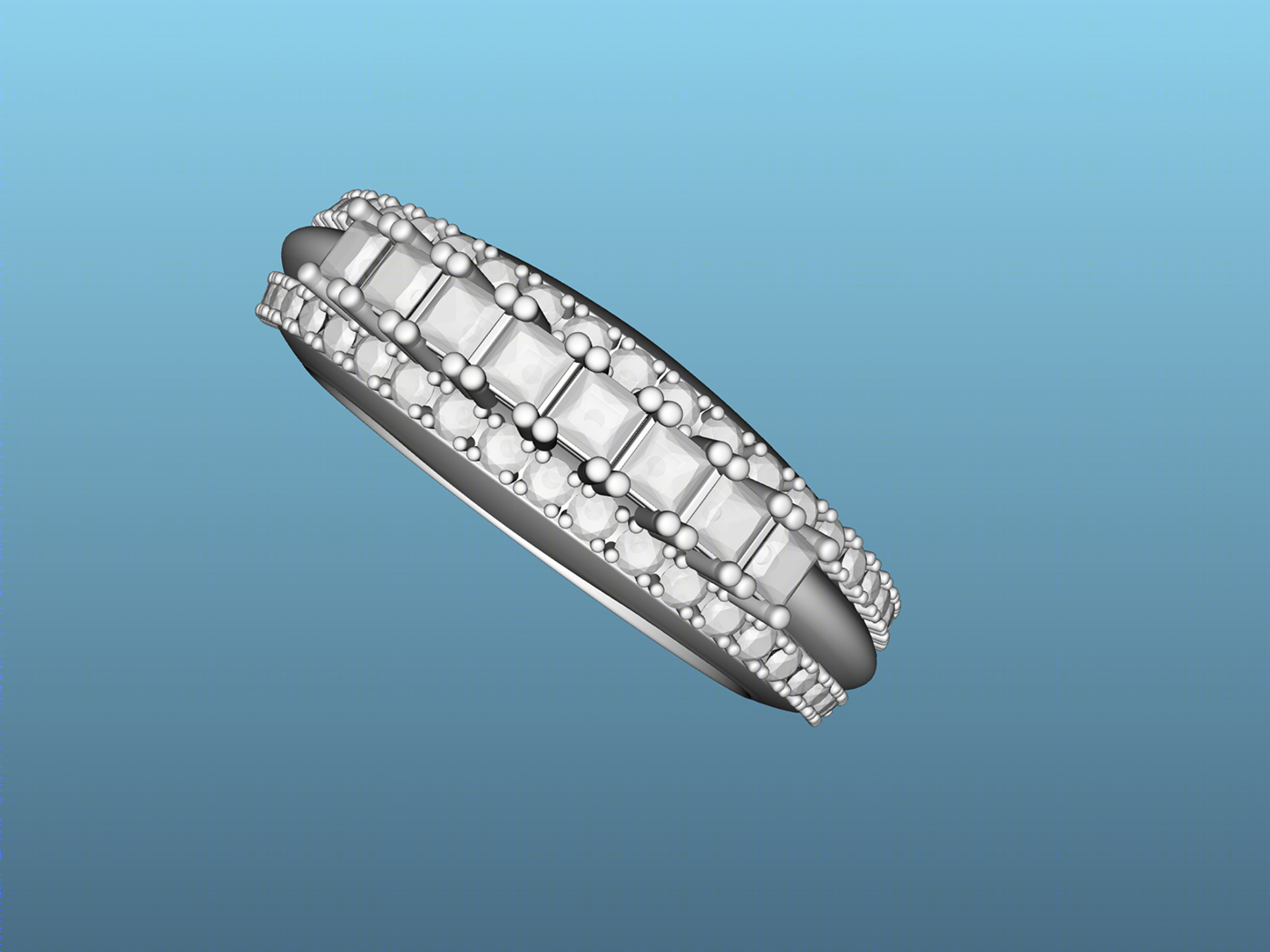 A 3d Ring Made in Rhino 3d-6