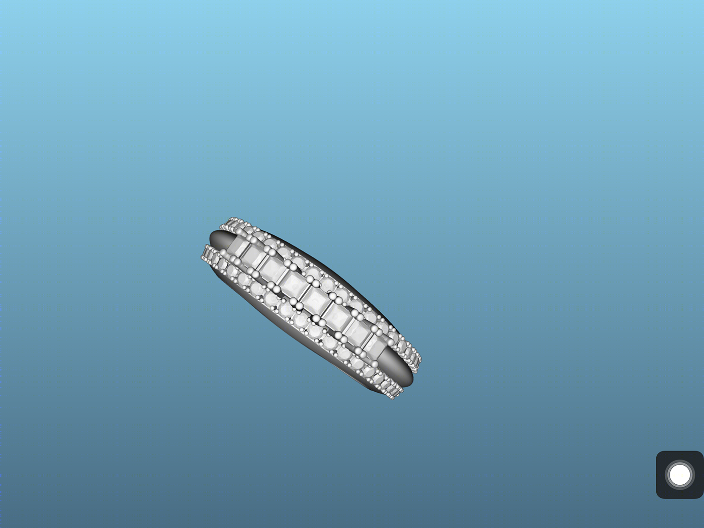 A 3d Ring Made in Rhino 3d-5