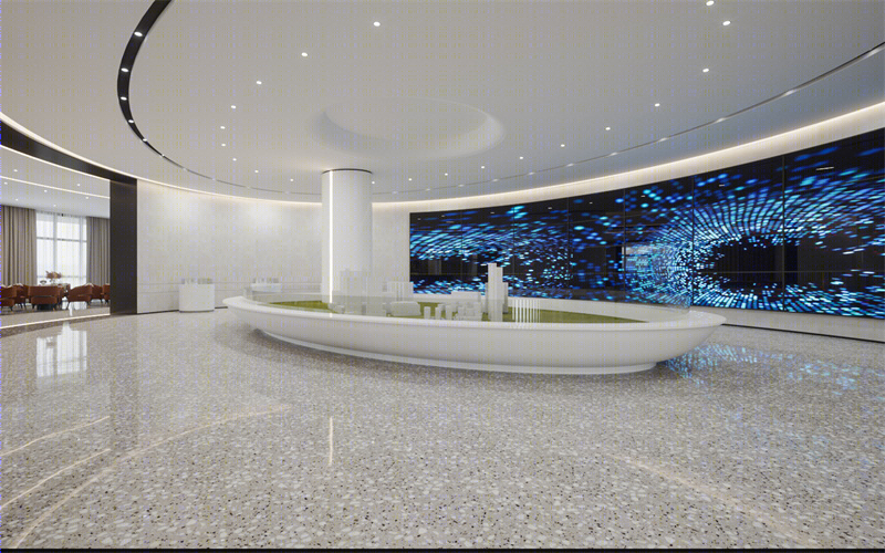 现代简约售楼处设计-1