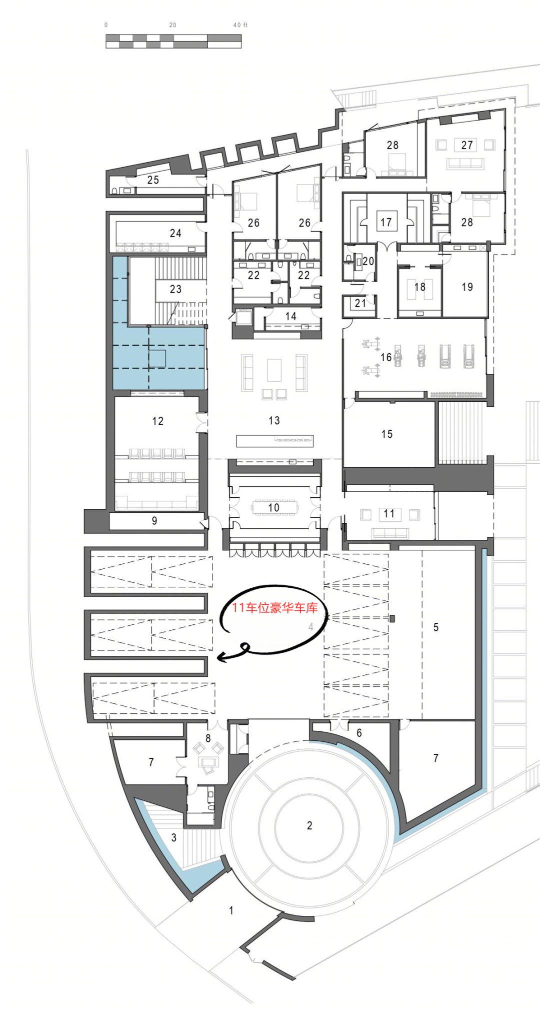 Paul McLean 打造过亿现代豪宅，大气时尚的室内外一体化设计-31