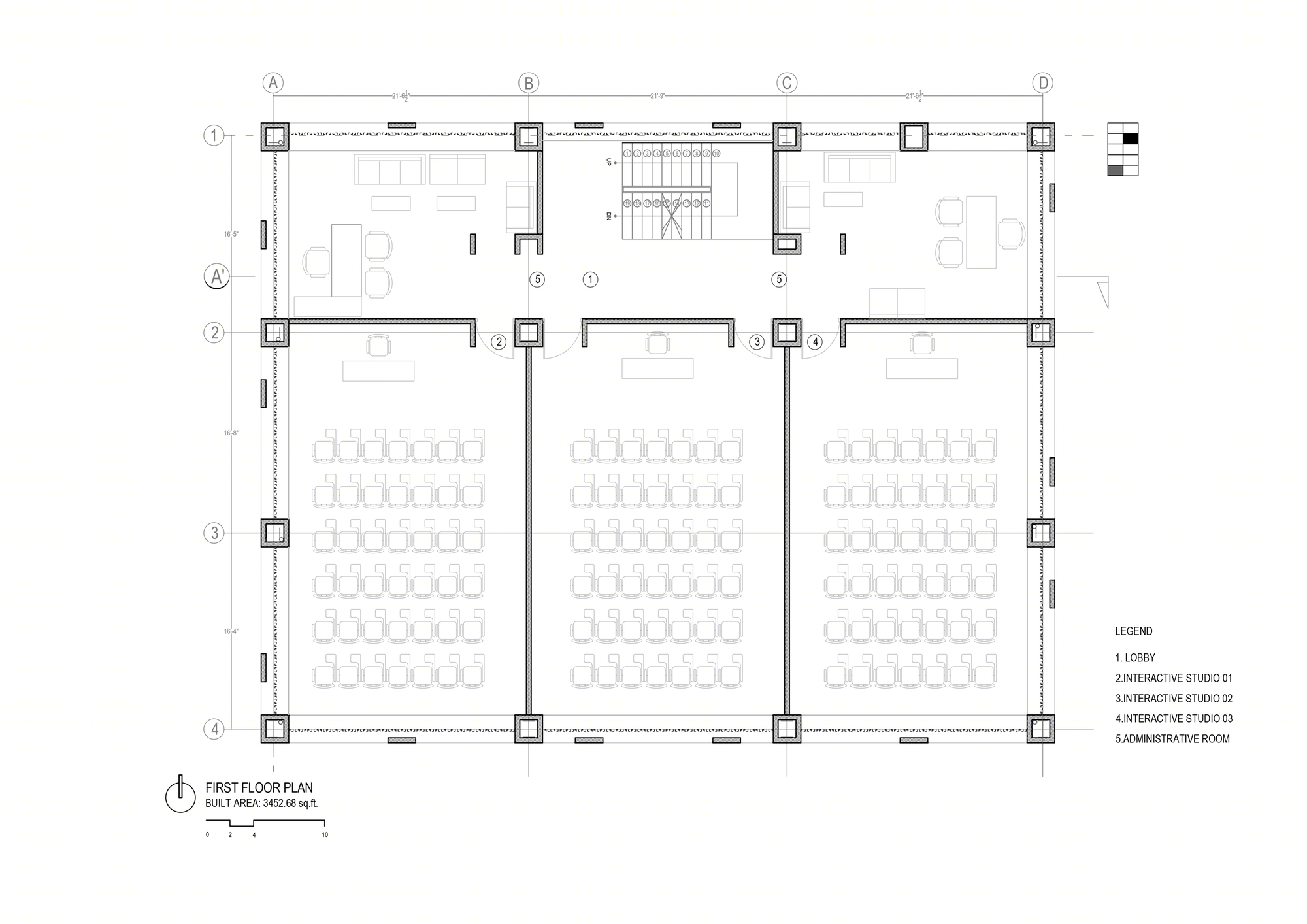 孟加拉国达卡国际大学行政大楼-23