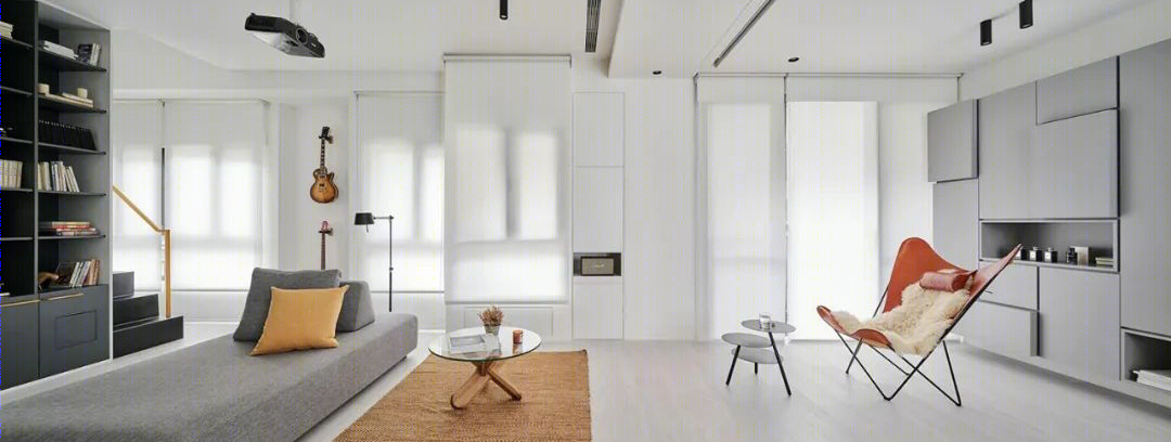 色彩斑斓的魔术空间 · 76 平米小户型的创意设计丨方构制作空间设计-1