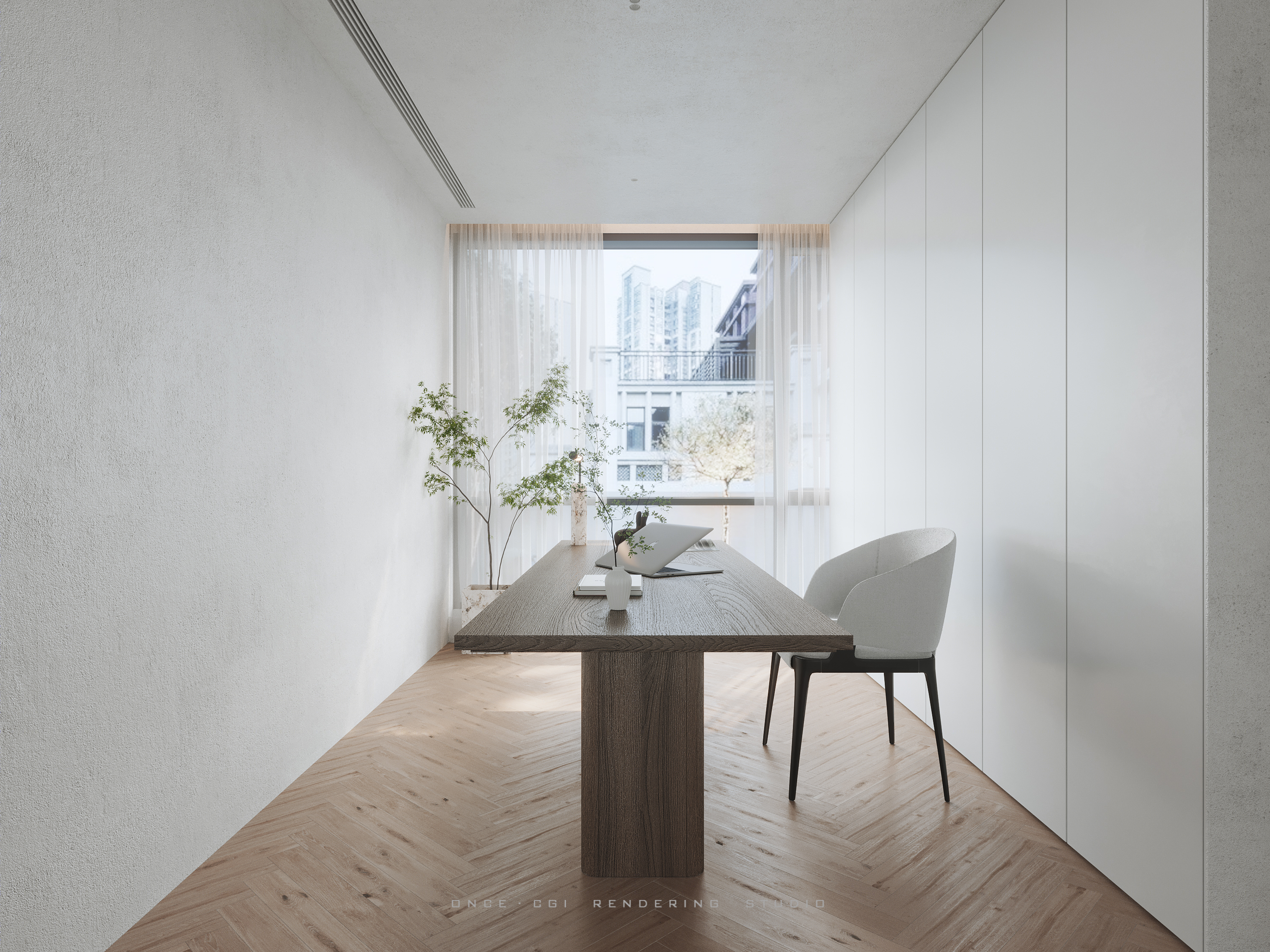 花语江南·别墅表现·现代中式风丨ONCE·CGI·RENDERING·STUDIO-35