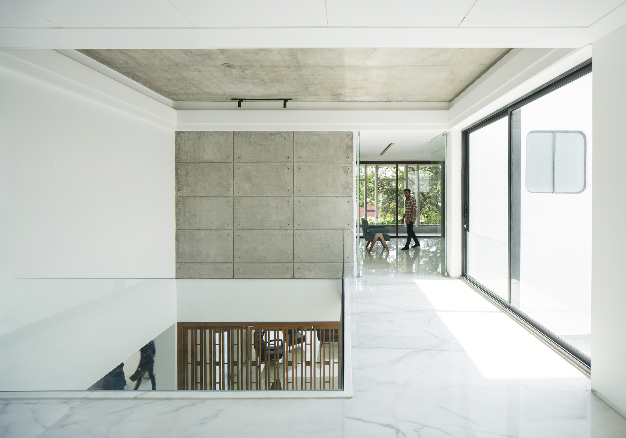 印度 Chandigarh 别墅 Residence 1065,现代主义的多代家庭住宅设计-19