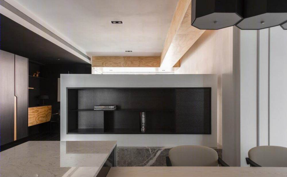 35 坪老屋翻新，经典黑白配打造现代住宅-10