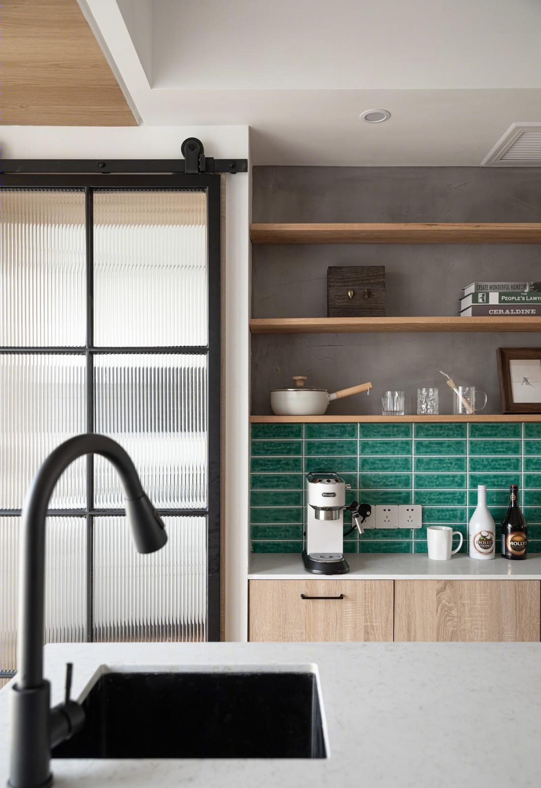 上北设计丨平层丨秋日暖茶 热气中飘散着芬芳-4