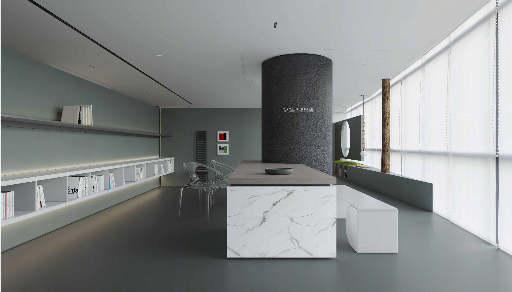 极简主义公寓设计丨宏约深美-6