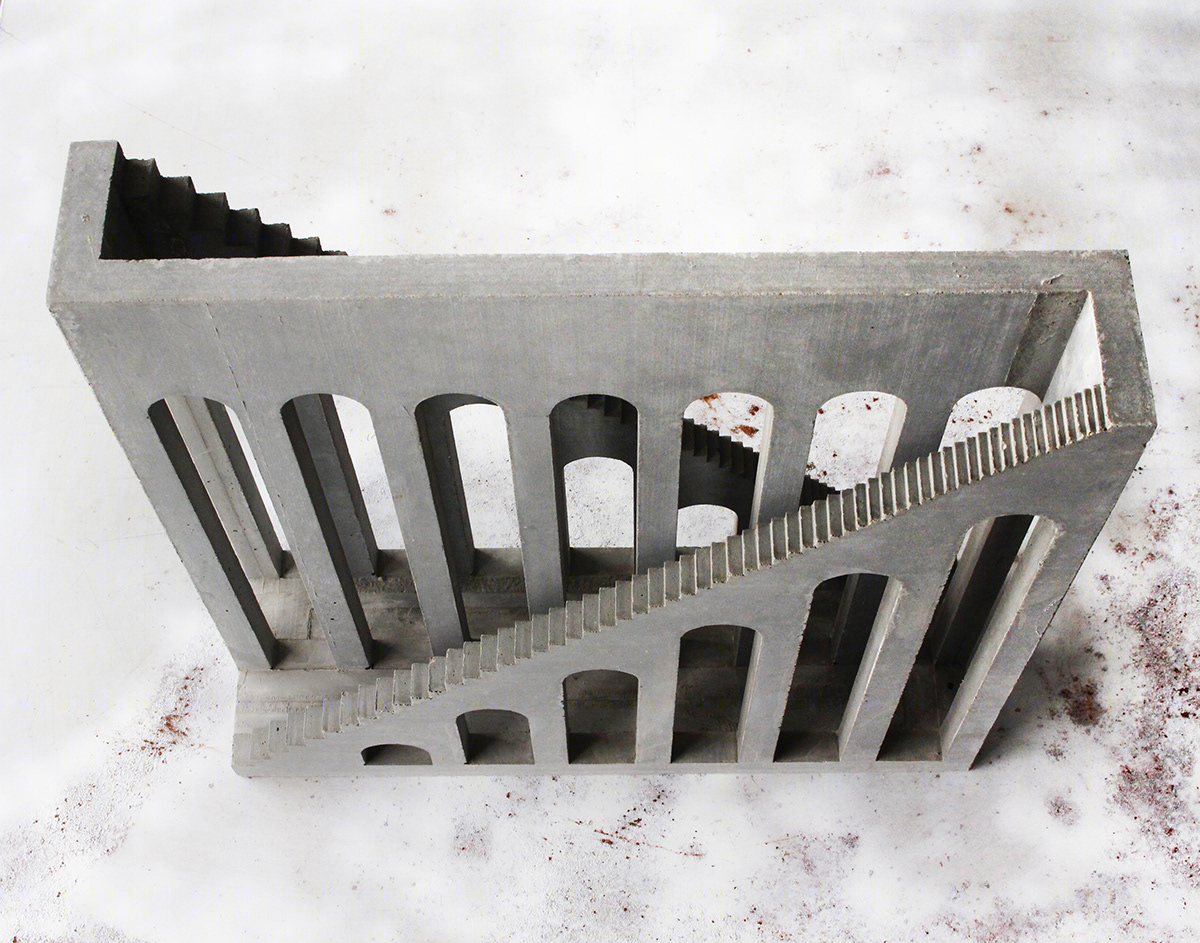 混凝土楼梯艺术品 Stairway no·12-9