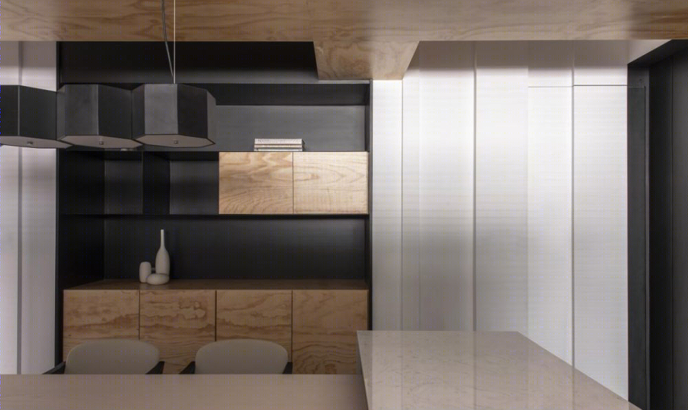 35 坪老屋翻新，经典黑白配打造现代住宅-15