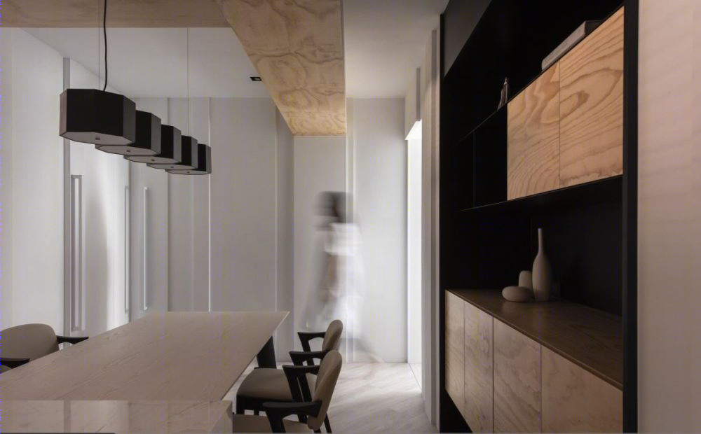 35 坪老屋翻新，经典黑白配打造现代住宅-14