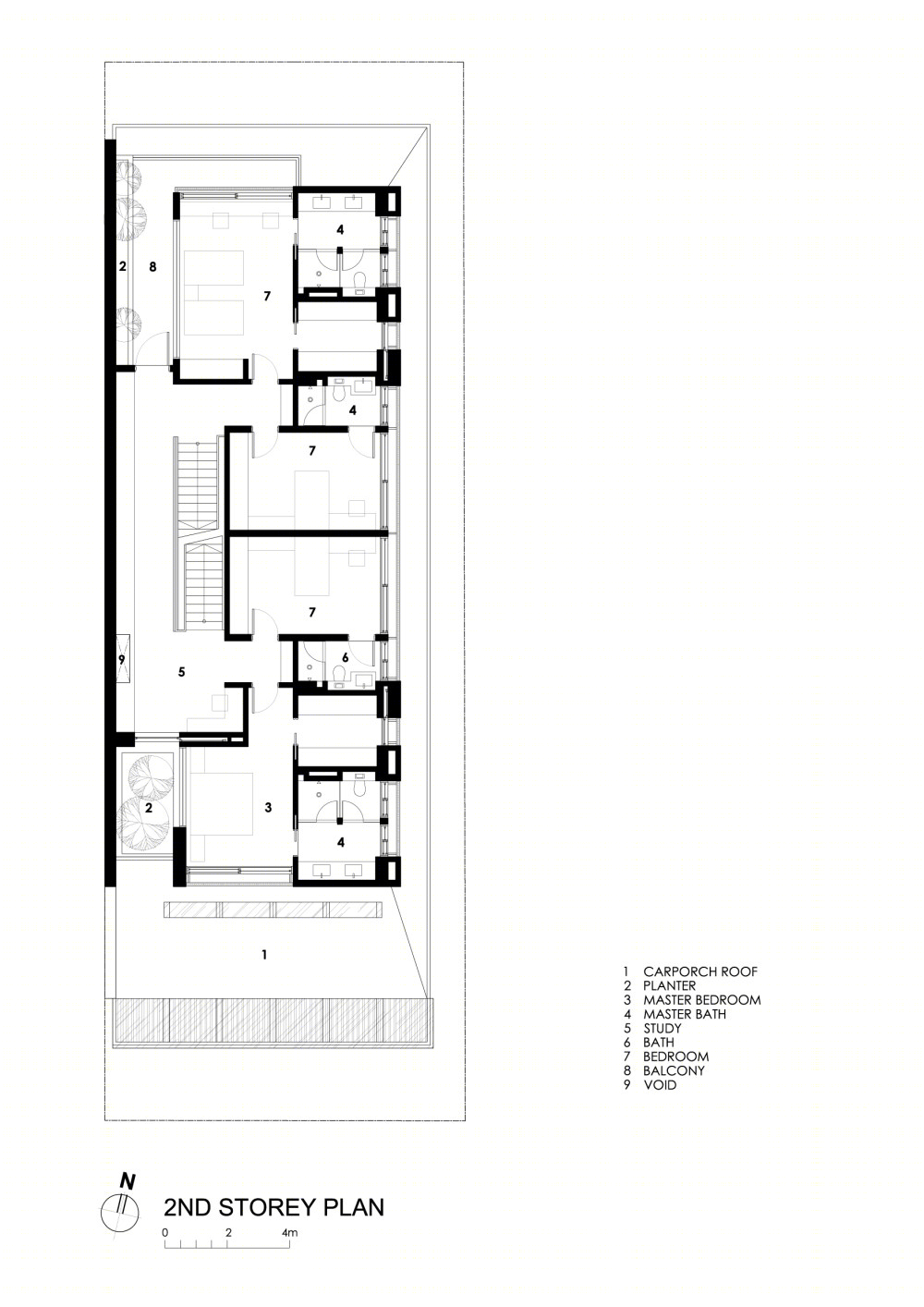 新加坡六口之家开放式住宅设计-38