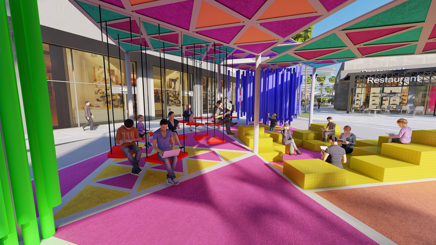 Anastasiya Gushchina丨商业街区丨Mall Of Mansoura-8