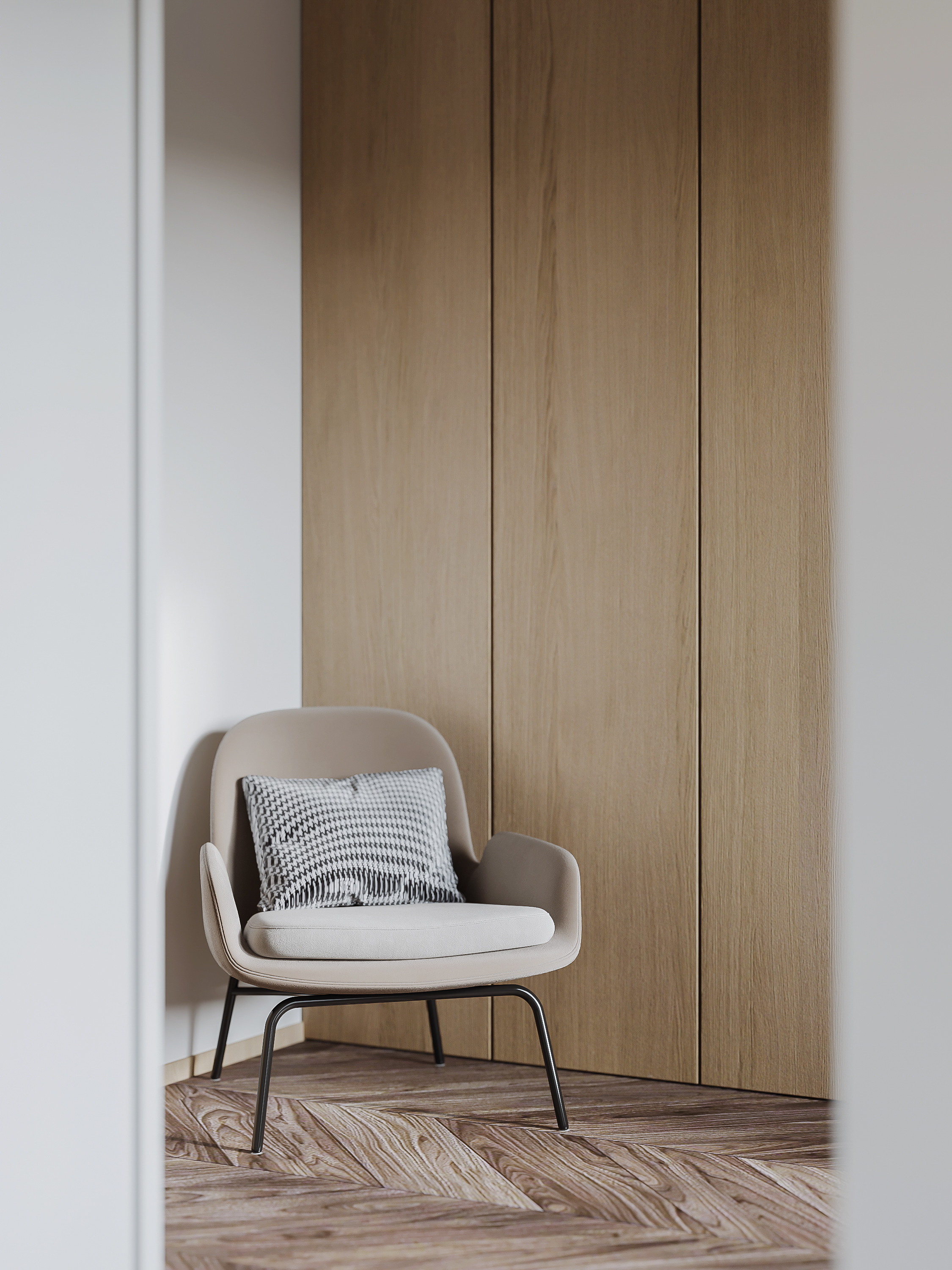 现代轻奢风格效果图-15