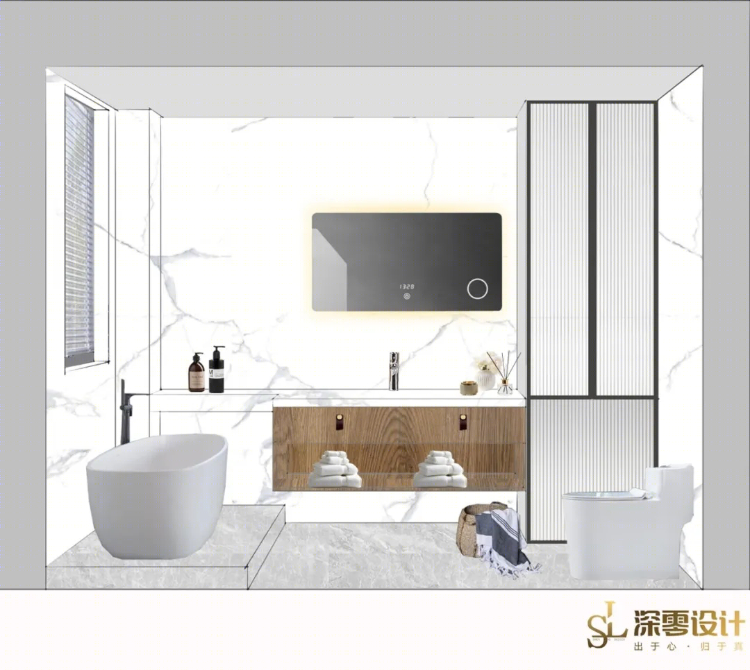 深零设计 ·墨绿色加持,打造一屋两人的专属小家!-25