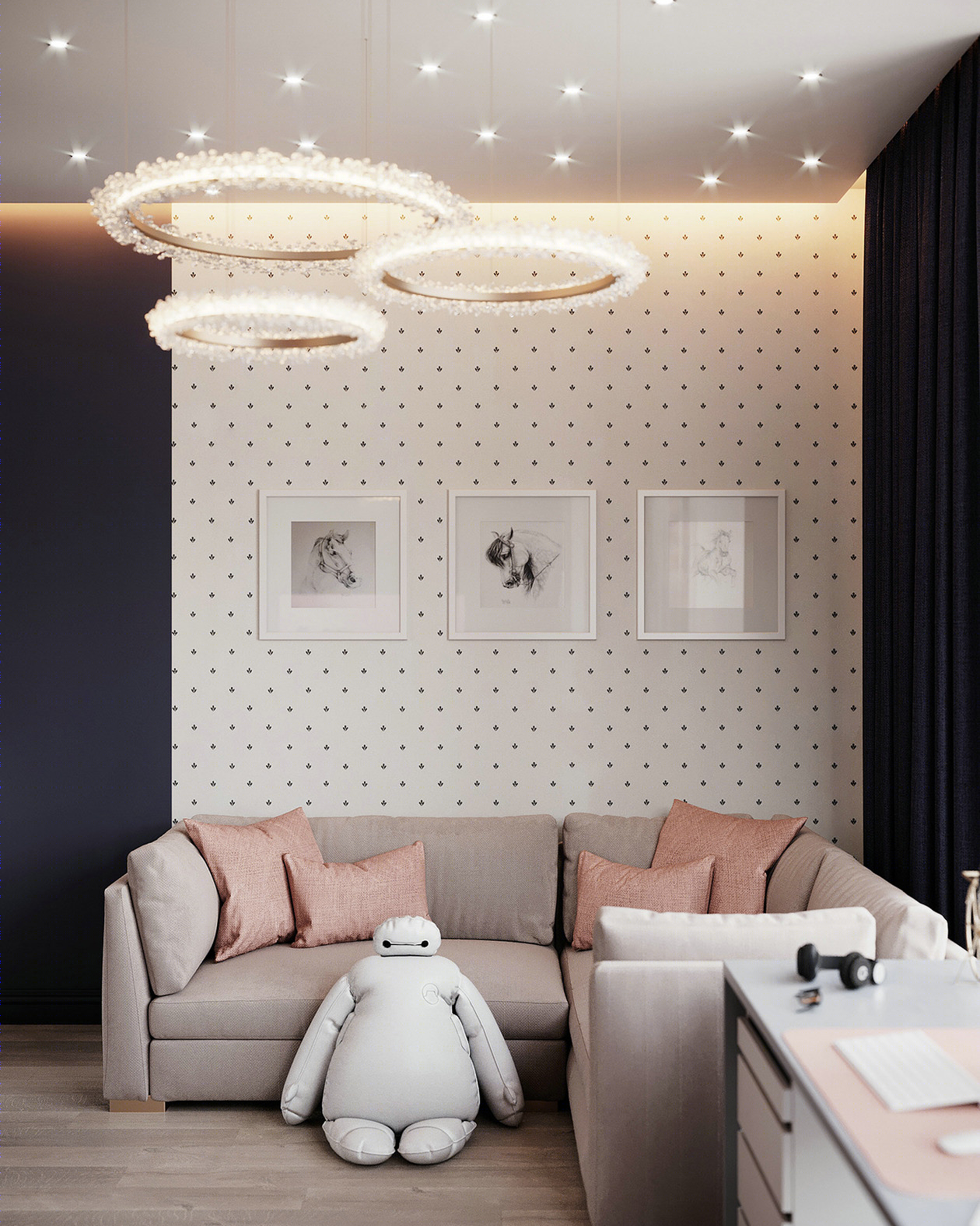 暖色调公寓设计-14