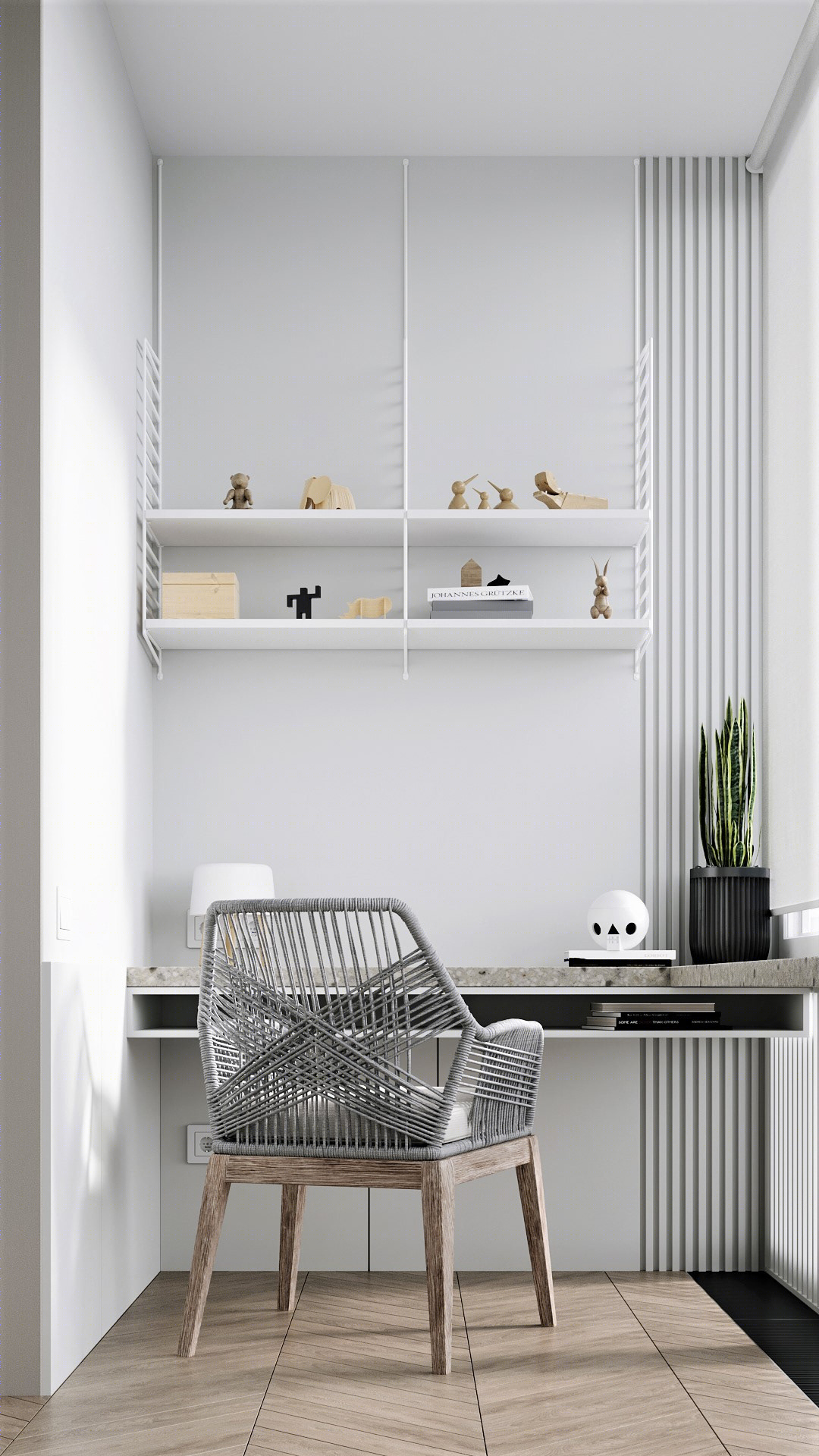 浅色系 现代简约风住宅-14