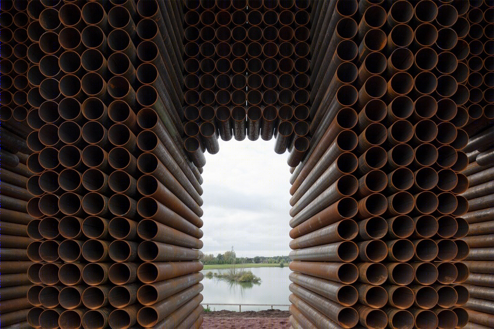 荷兰乌特勒支水线纪念碑丨Gijs Van Vaerenbergh-18