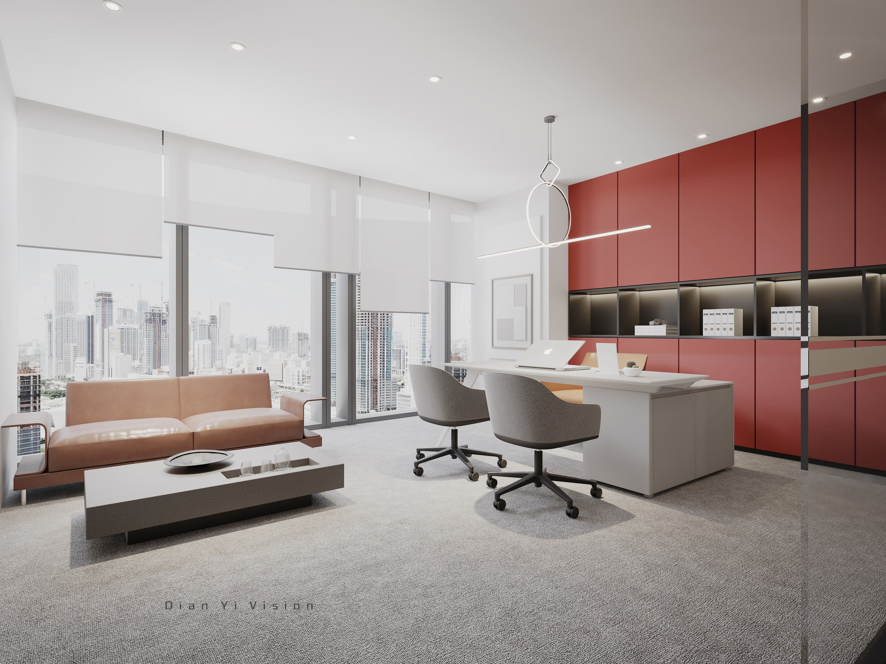 轻松愉悦的大型开放式办公空间设计-5