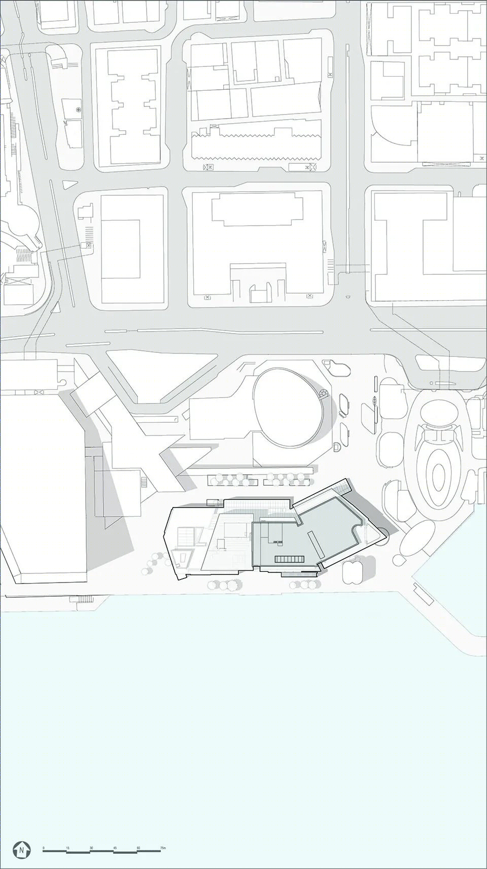 香港艺术馆扩建改造 | 水泥板立体组件砌成动感外墙-48