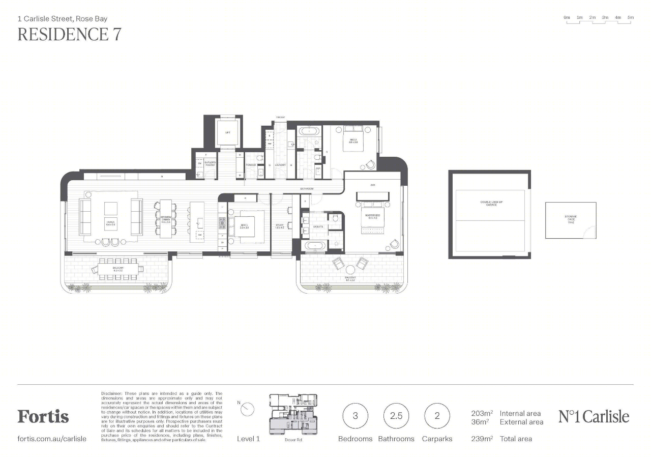 No·1 Carlisle · 不同户型的简洁美住宅楼设计丨澳大利亚新南威尔士-7