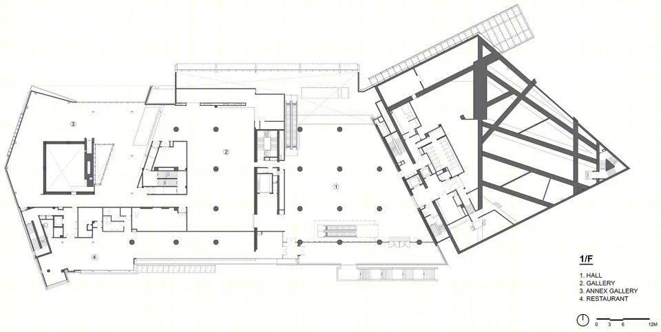 香港艺术馆扩建改造 | 水泥板立体组件砌成动感外墙-52
