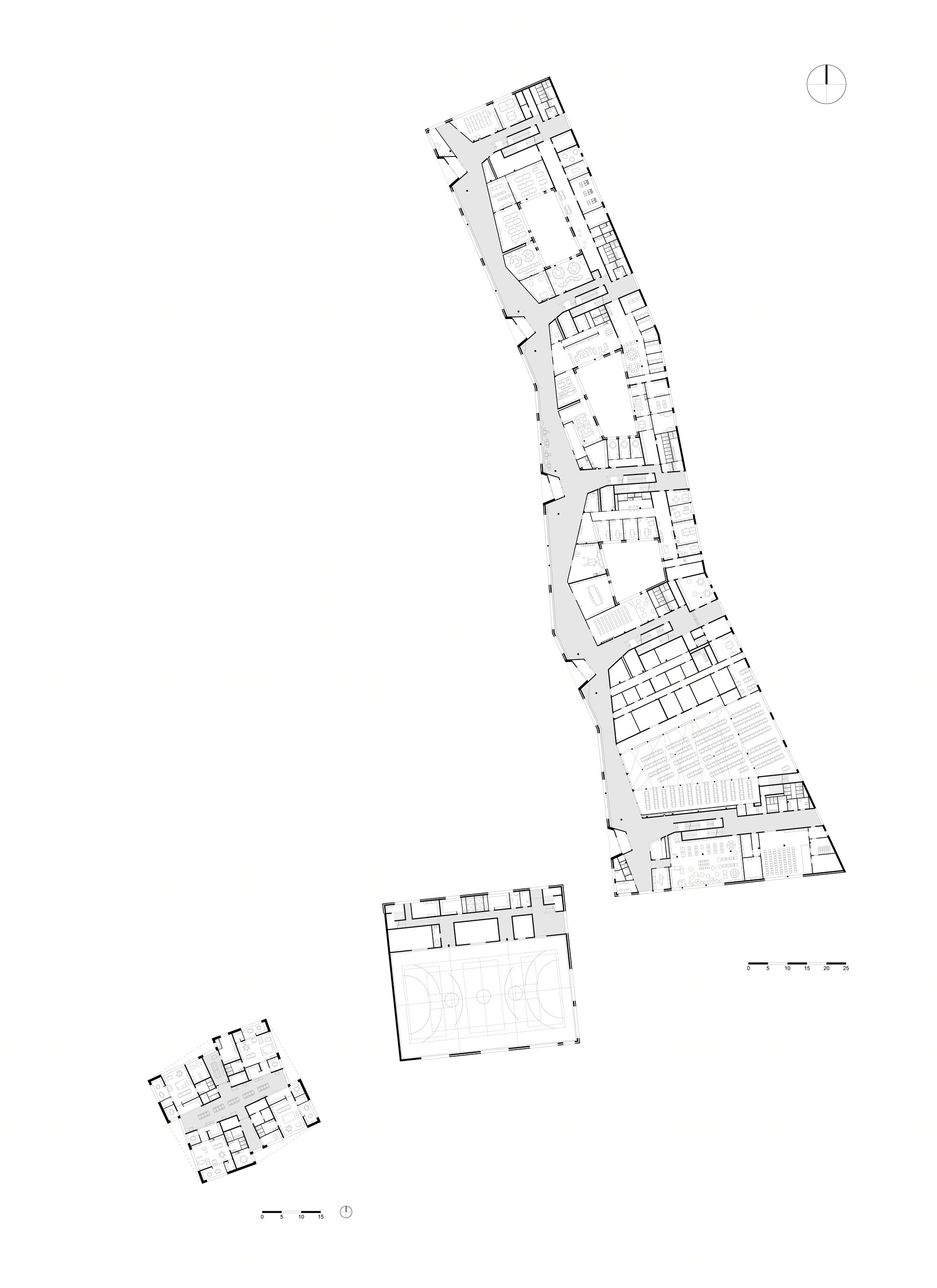 慕尼黑欧洲学校 | 五彩斑斓的雕塑式建筑-20