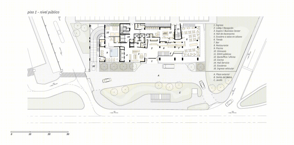 秘鲁利马机场假日酒店 · 打造城市与建筑的互动空间-55