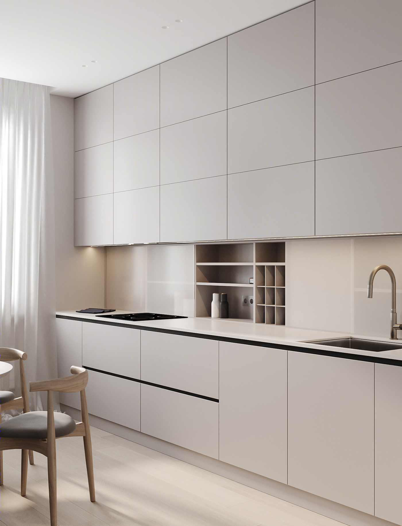 81㎡原木与灰 让简约更有格调！                     -9