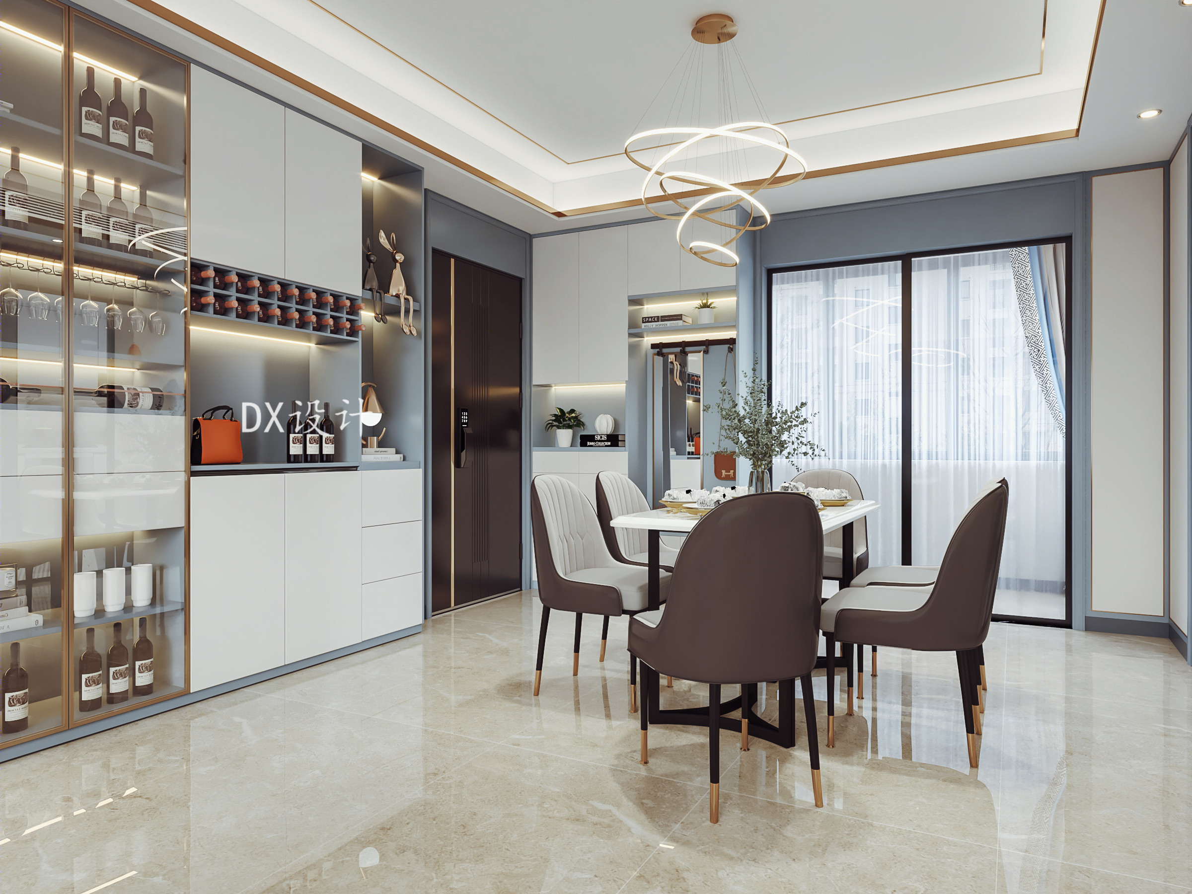 现代轻奢平层设计-9