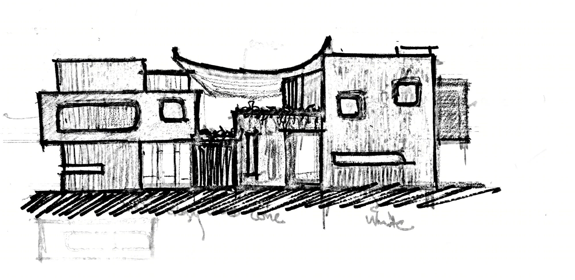 印度 Chandigarh 别墅 Residence 1065,现代主义的多代家庭住宅设计-23