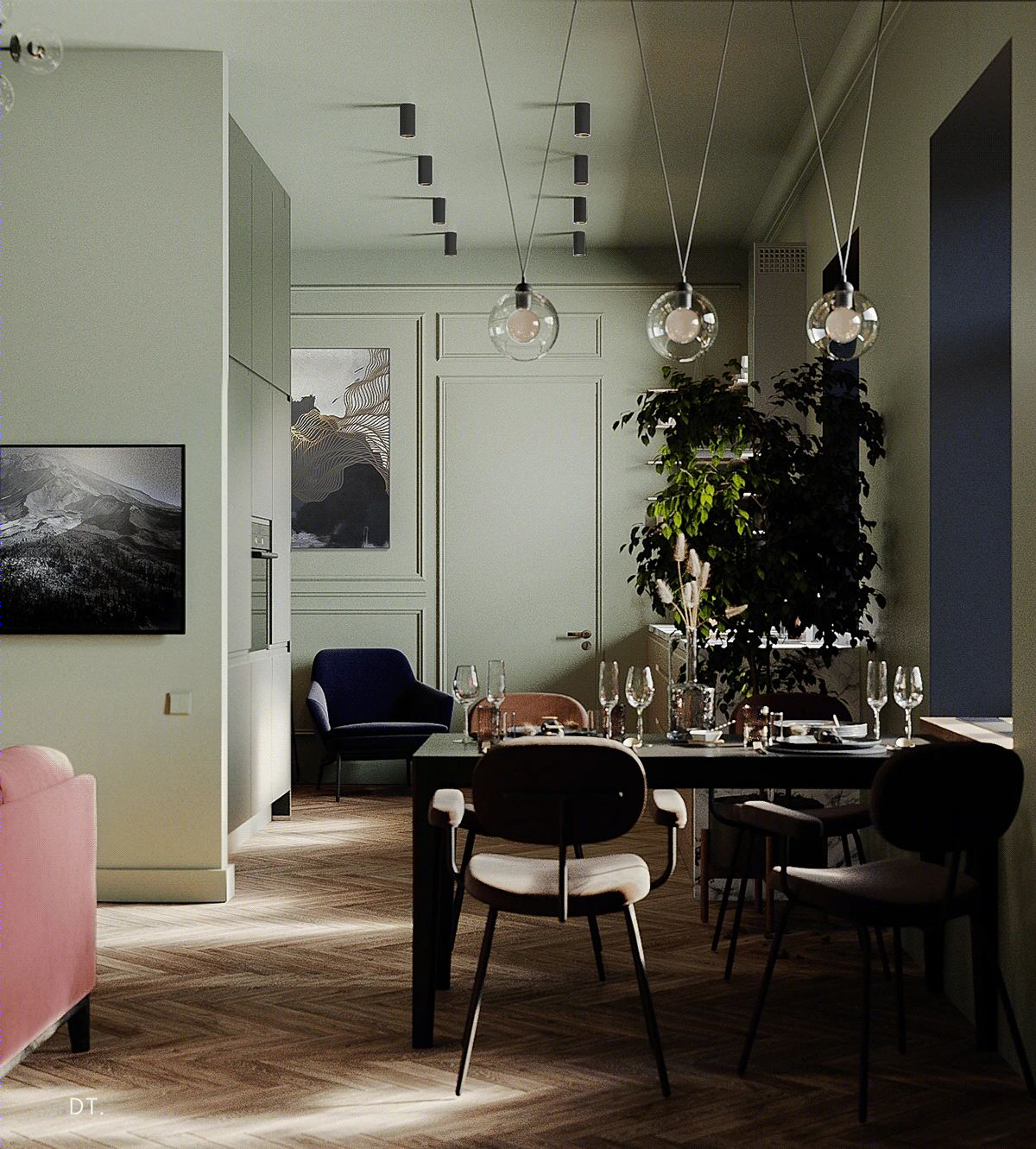 78m²轻奢公寓，欧式优雅与童话梦幻的完美融合-18